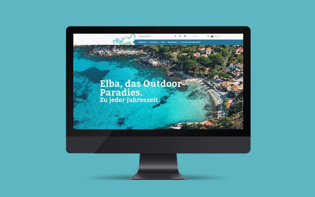 Elba landing page